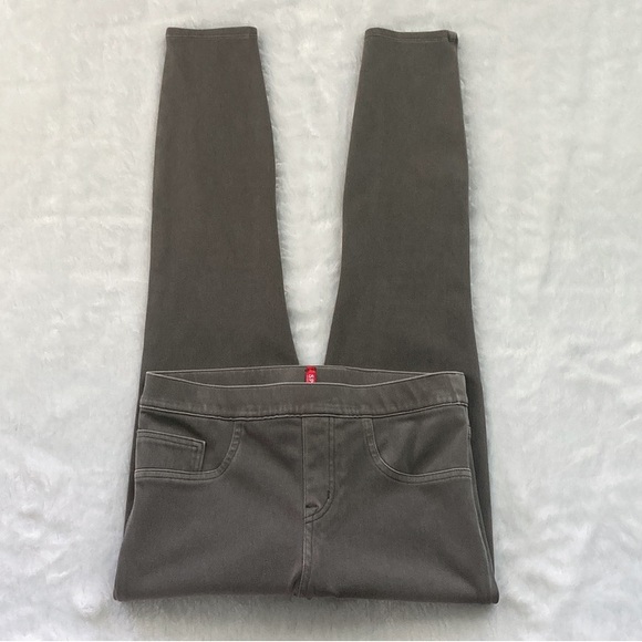 Like New Earthy Taupe Spanx Jean-ish Ankle Leggings - Picture 2 of 7